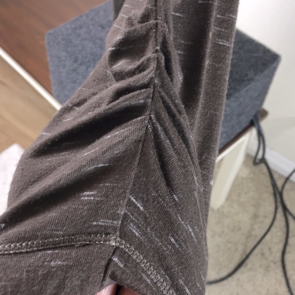 Max Studio Faux Wrap Dress with Ruching waist S-L - Picture 6 of 9